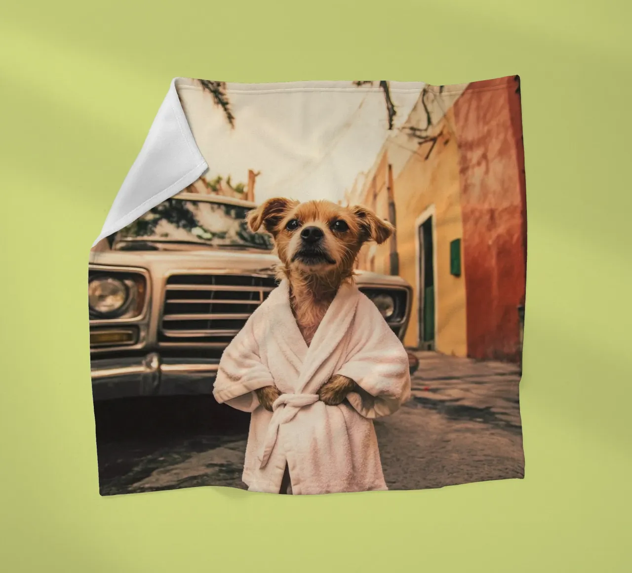 Axel Fleecedecke von Affiches Chien Originales – Dogland