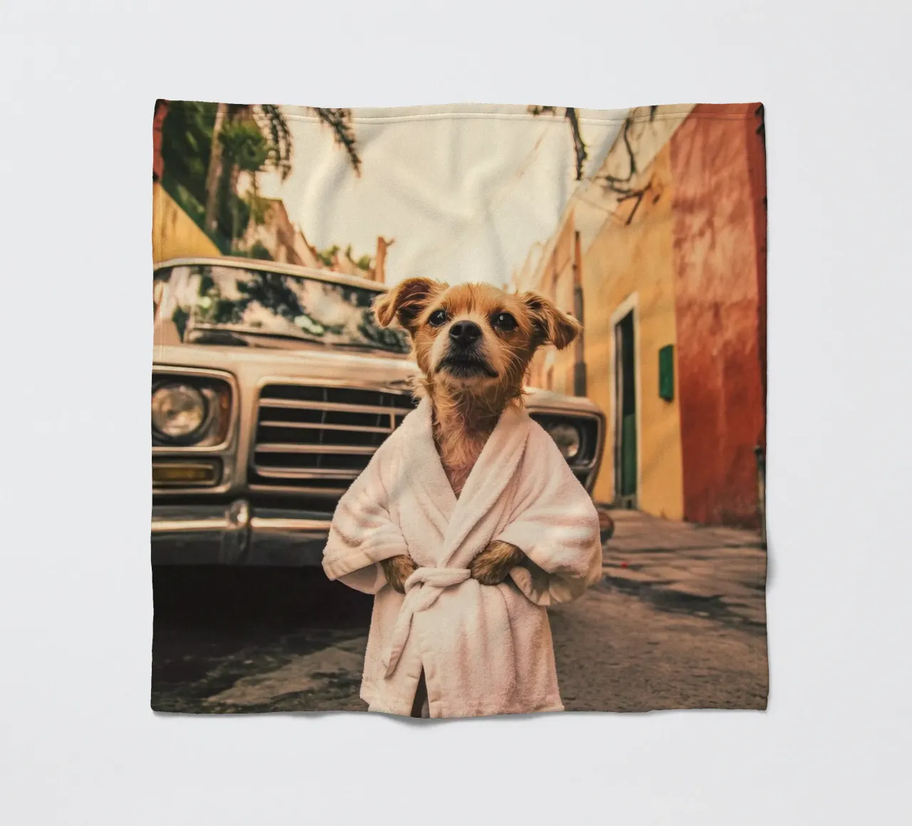 Axel Fleecedecke von Affiches Chien Originales – Dogland