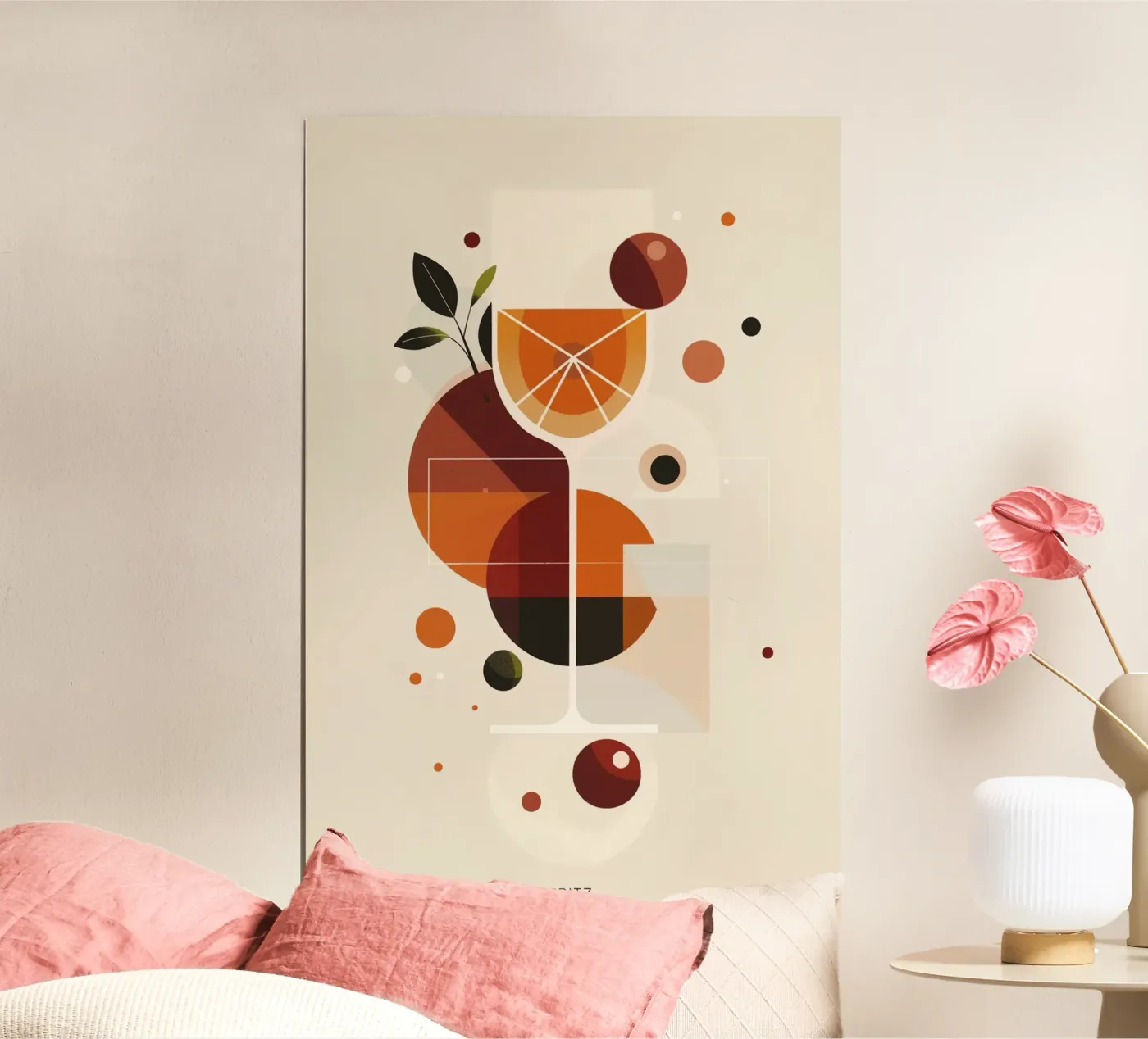 Geometric Spritz poster da Geometrica