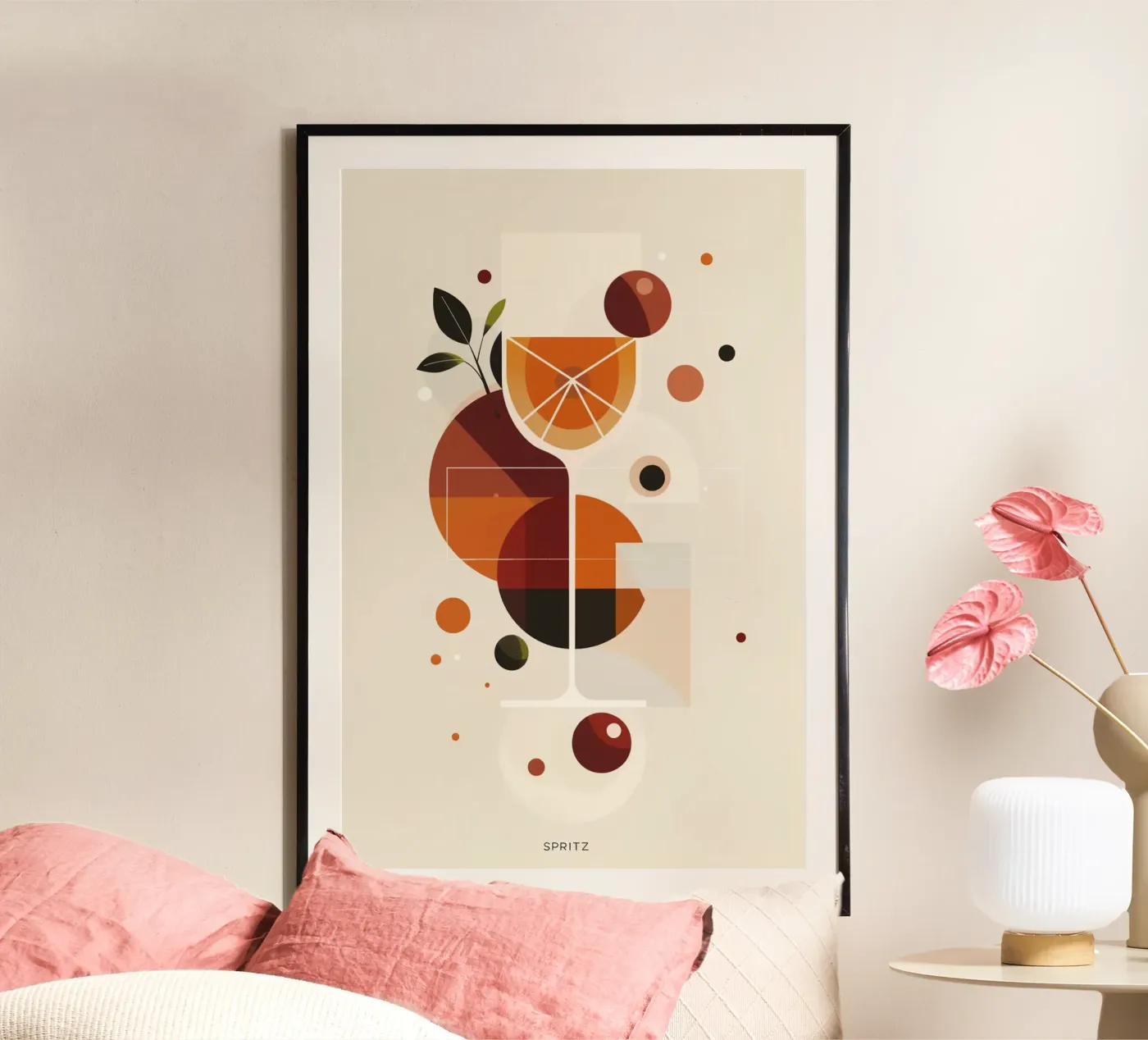 Geometric Spritz poster da Geometrica