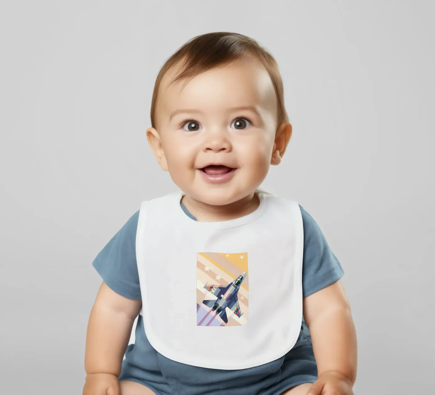 Kampfjet Babylätzchen von POLYGON SPECIAL