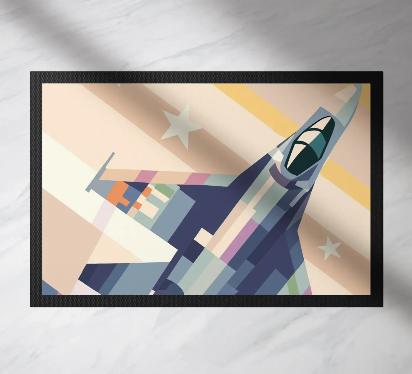 Fighter Jet doormat by POLYGON SPECIAL