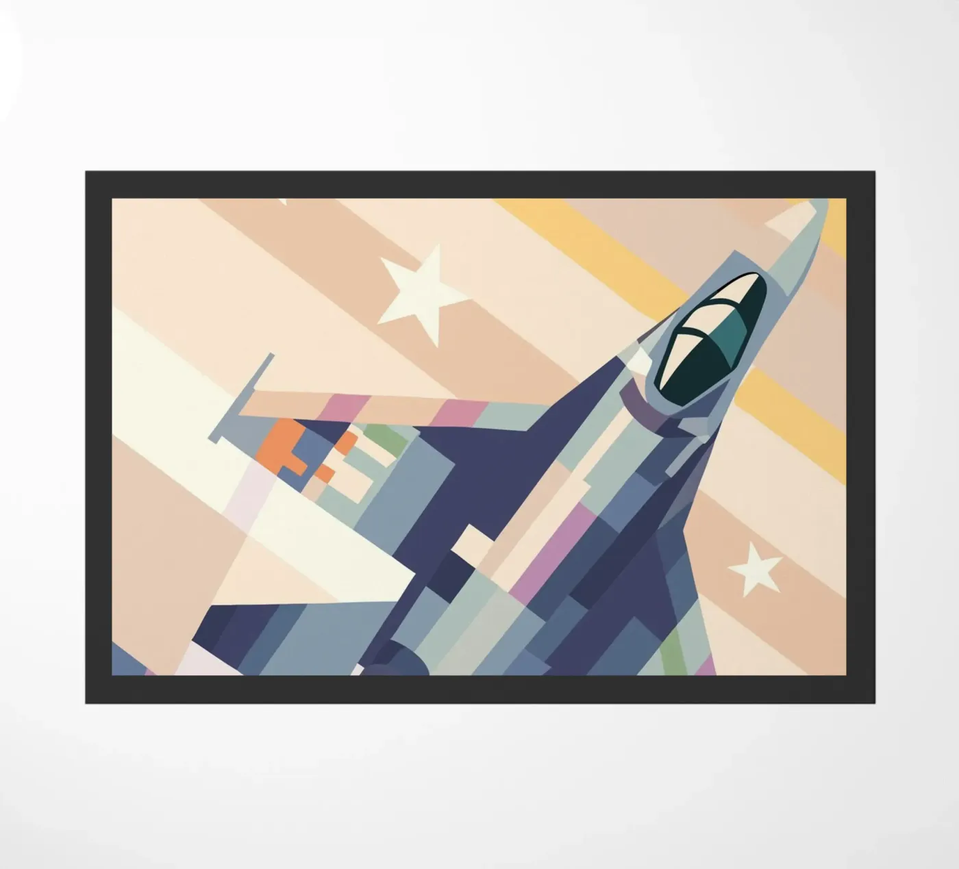 Fighter Jet doormat by POLYGON SPECIAL