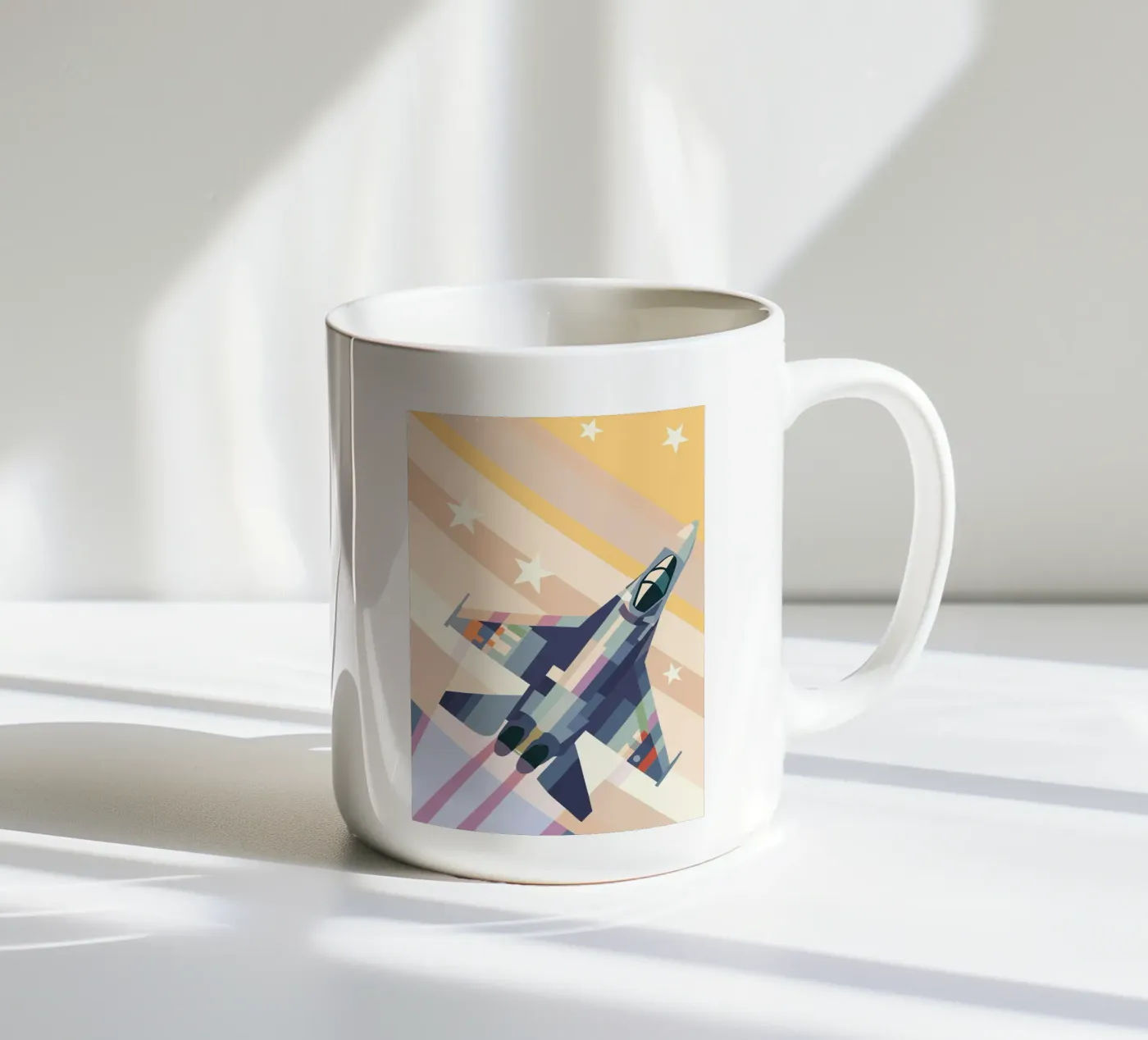 Fighter Jet ceramic mug by POLYGON SPECIAL