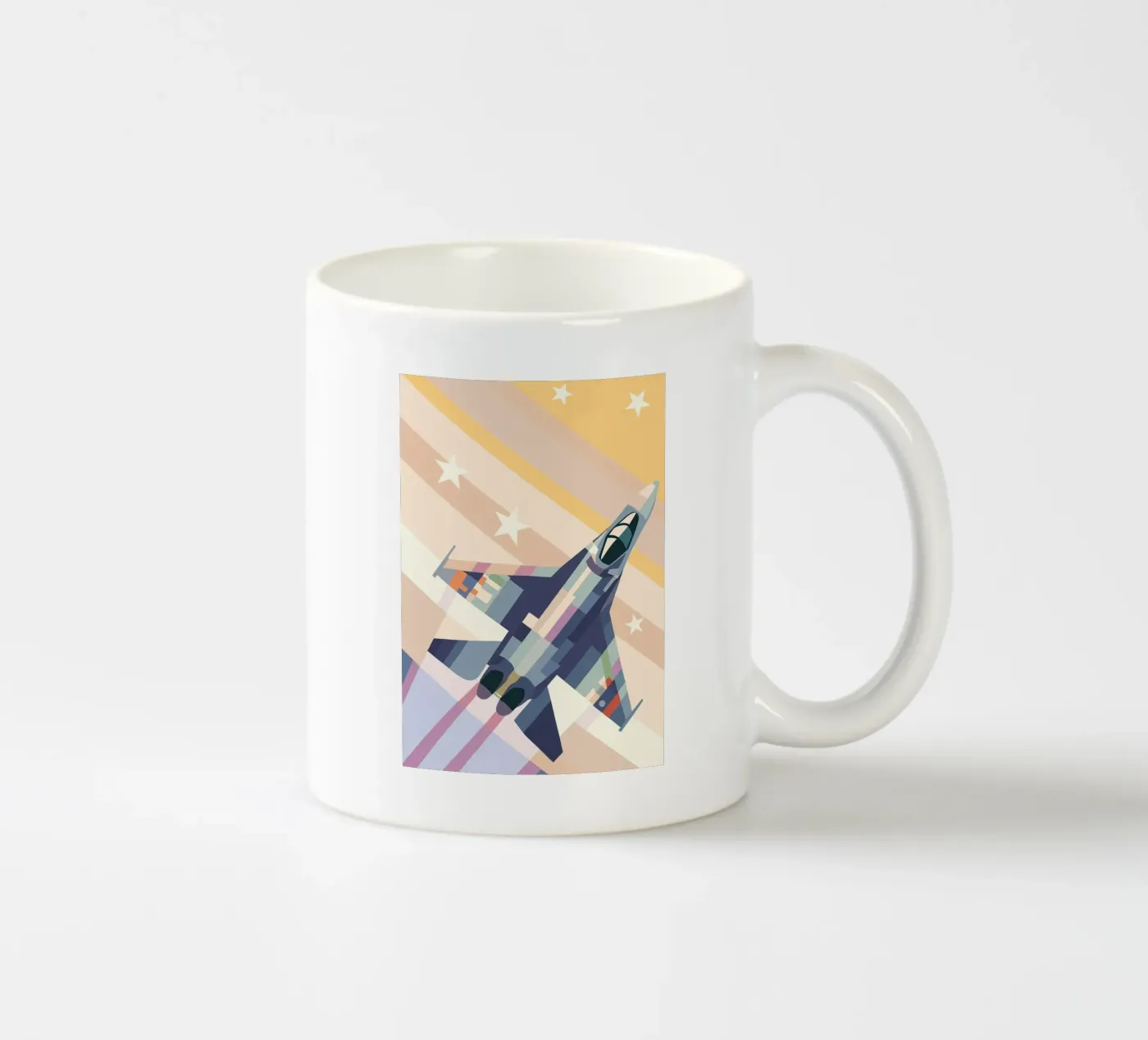 Fighter Jet ceramic mug by POLYGON SPECIAL