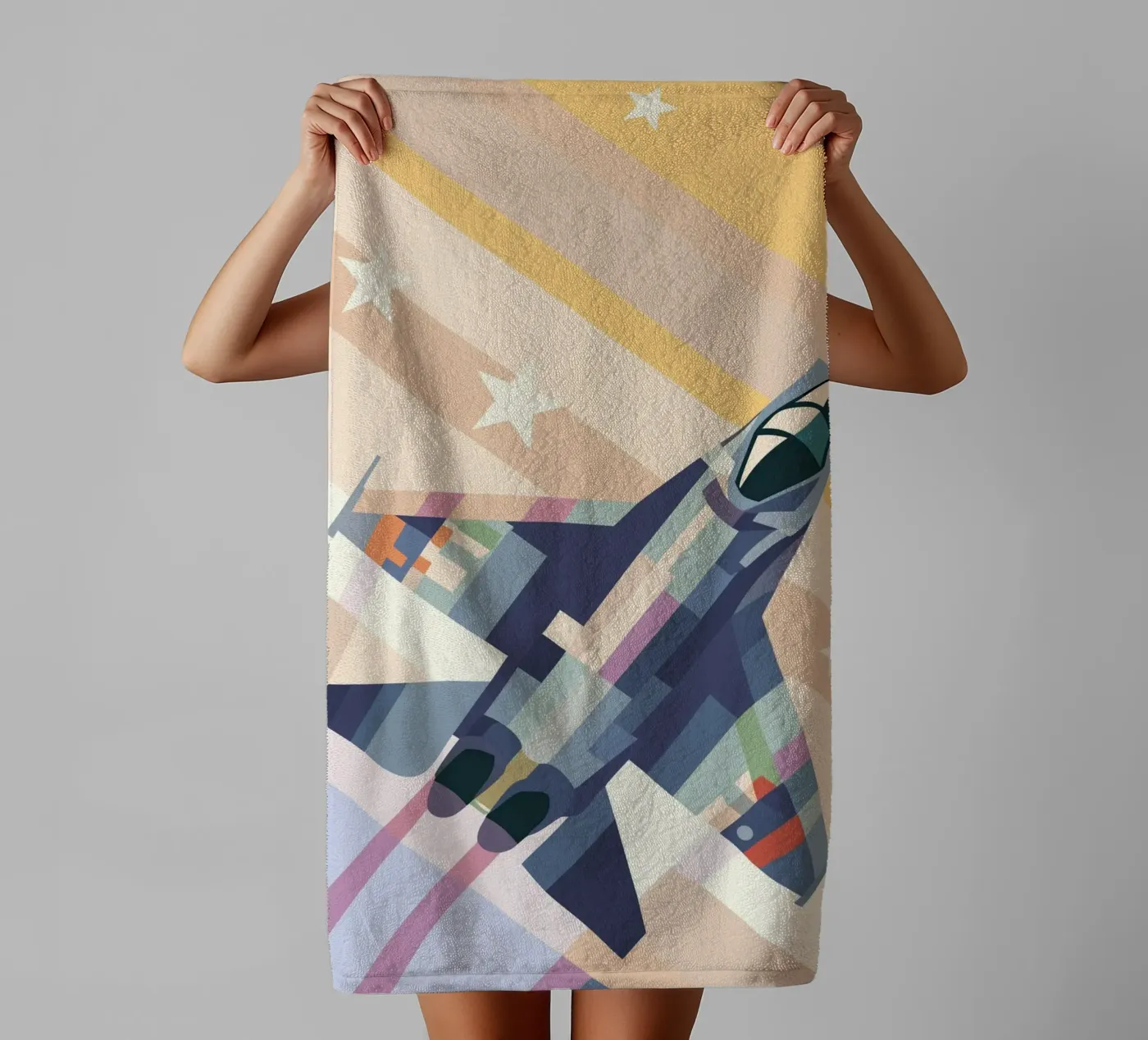 Fighter Jet towel by POLYGON SPECIAL