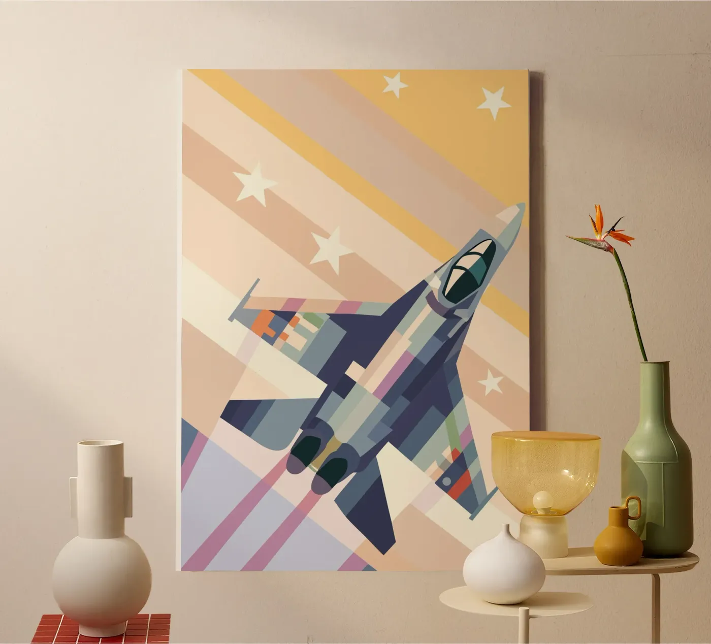 Fighter Jet canvas by POLYGON SPECIAL