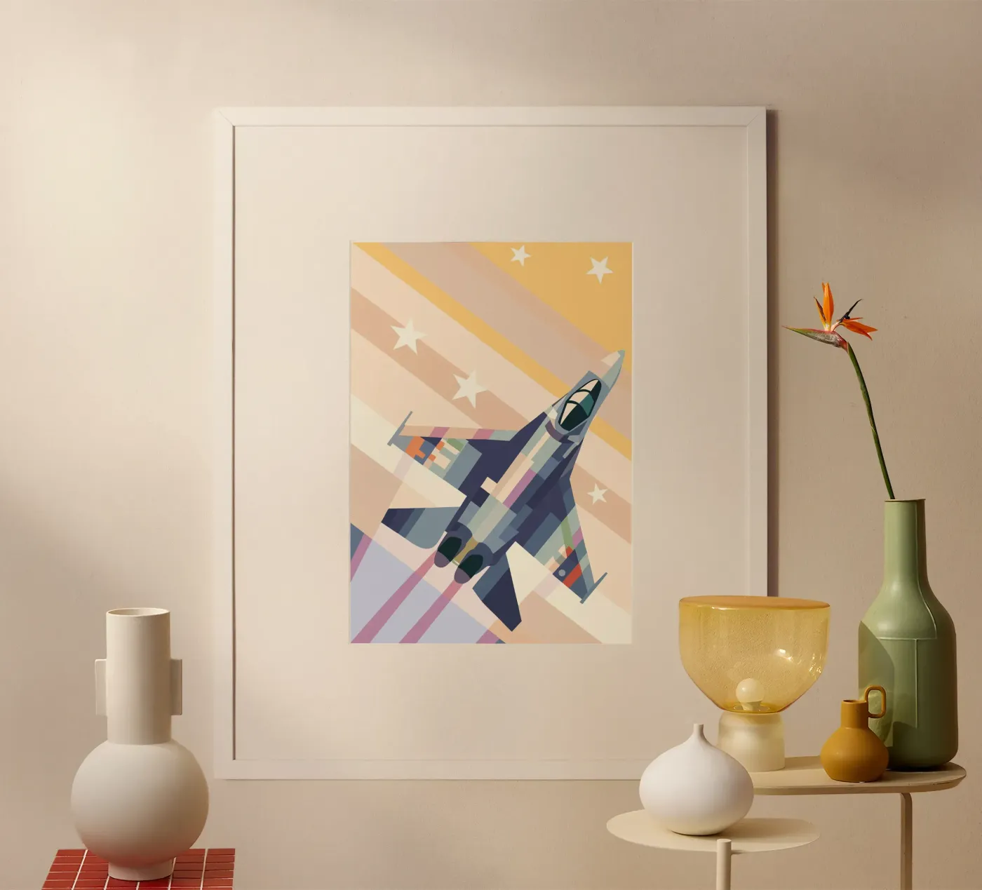 Fighter Jet poster by POLYGON SPECIAL
