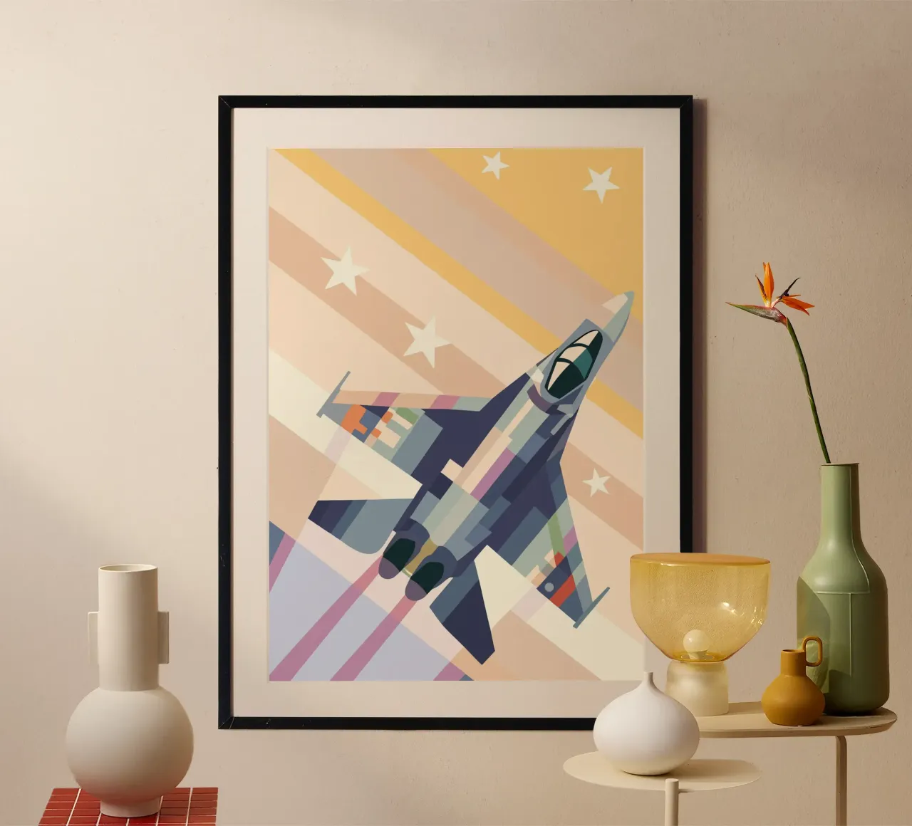 Fighter Jet poster by POLYGON SPECIAL