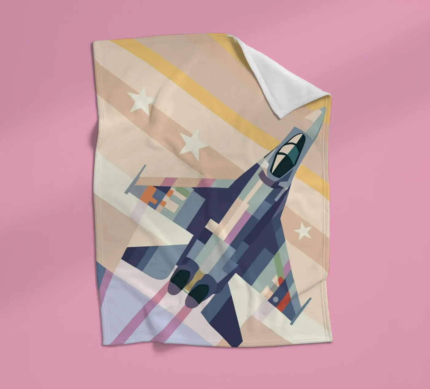 Kampfjet Fleecedecke von POLYGON SPECIAL