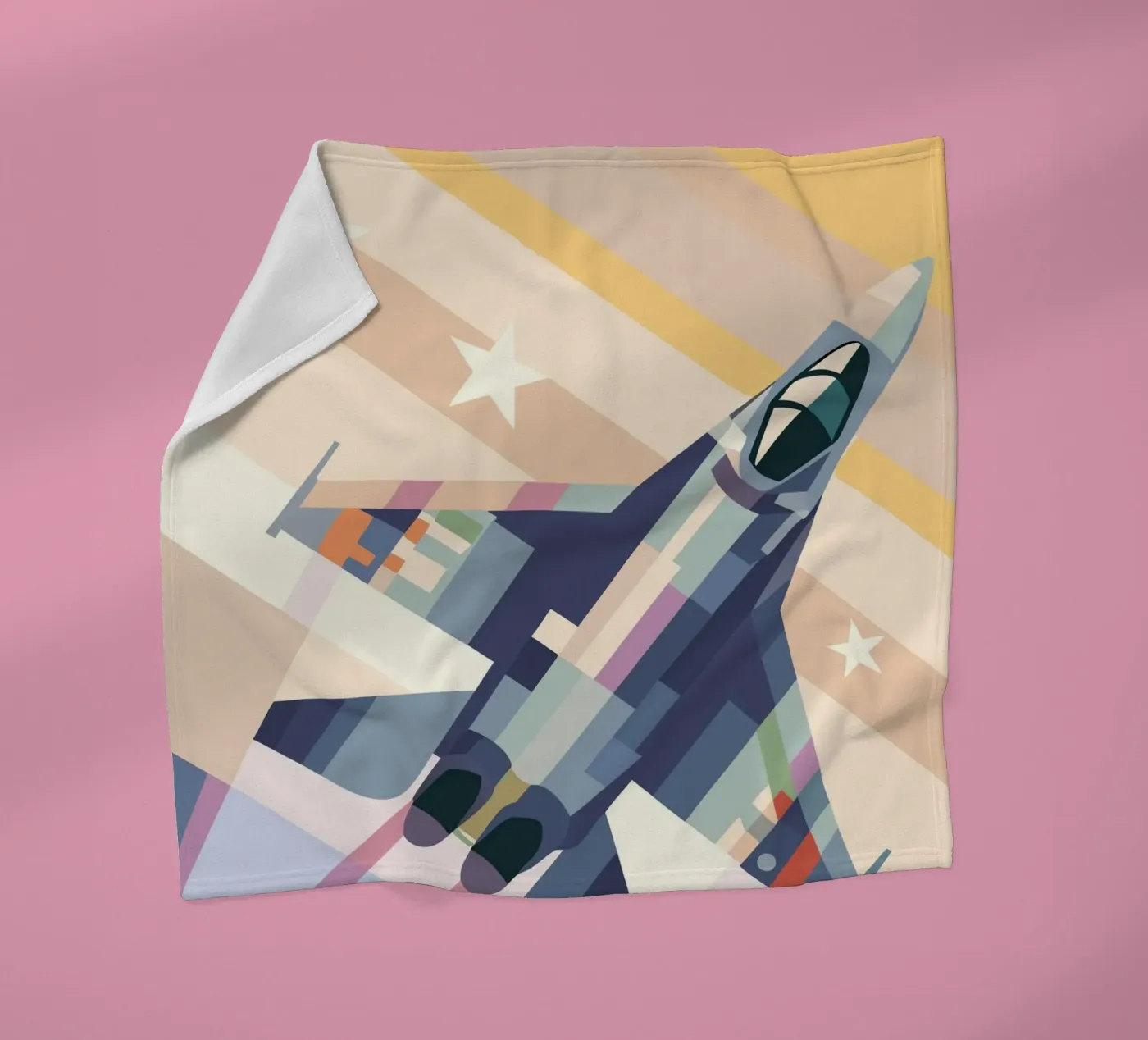 Kampfjet Fleecedecke von POLYGON SPECIAL