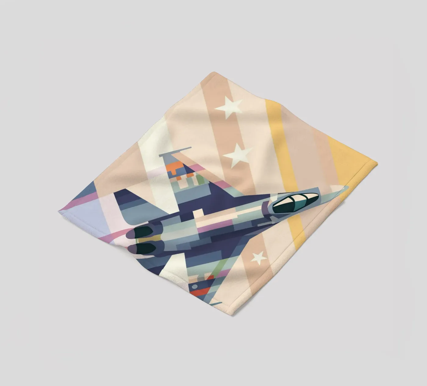 Kampfjet Fleecedecke von POLYGON SPECIAL