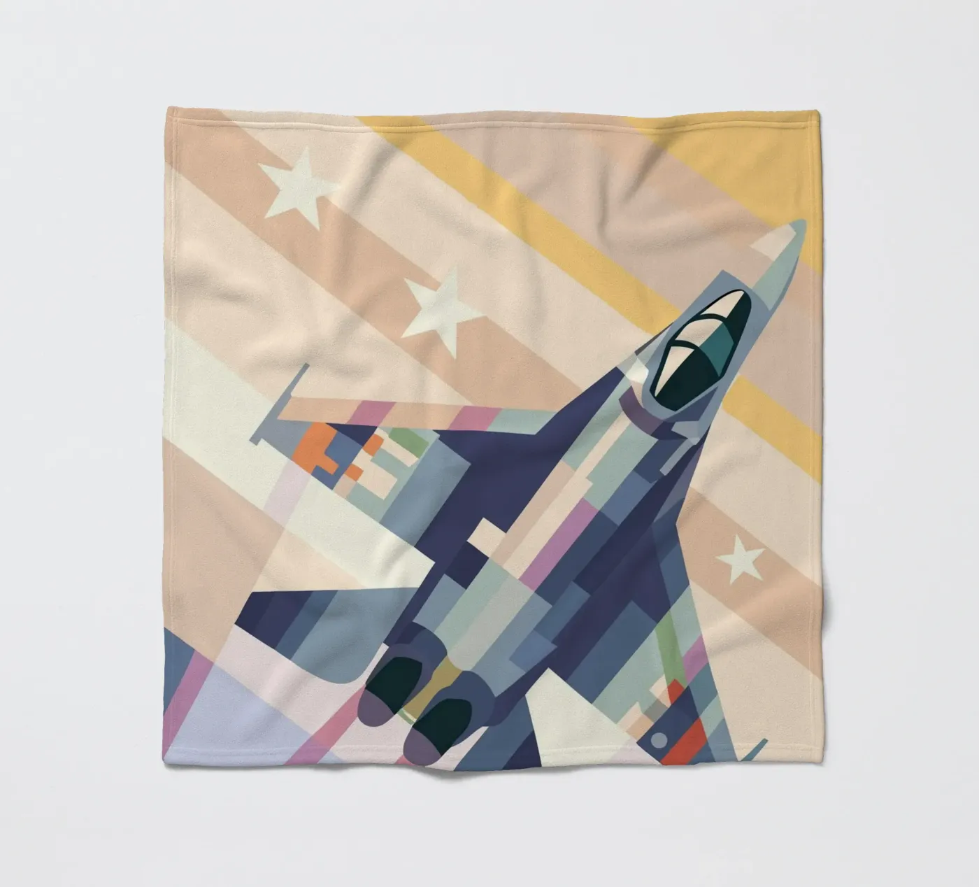 Kampfjet Fleecedecke von POLYGON SPECIAL