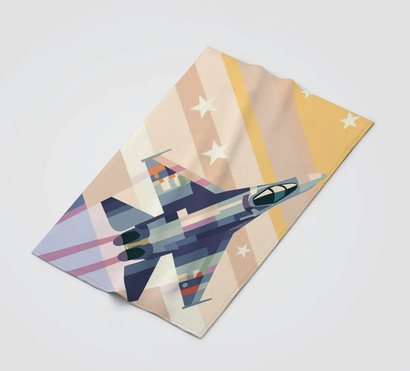 Kampfjet Fleecedecke von POLYGON SPECIAL