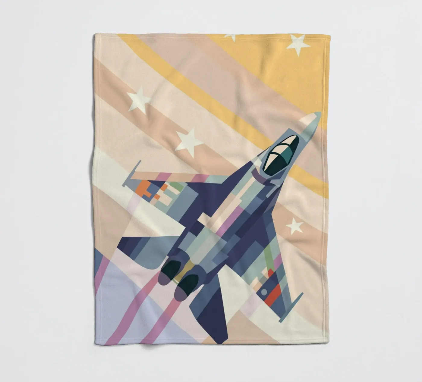 Kampfjet Fleecedecke von POLYGON SPECIAL