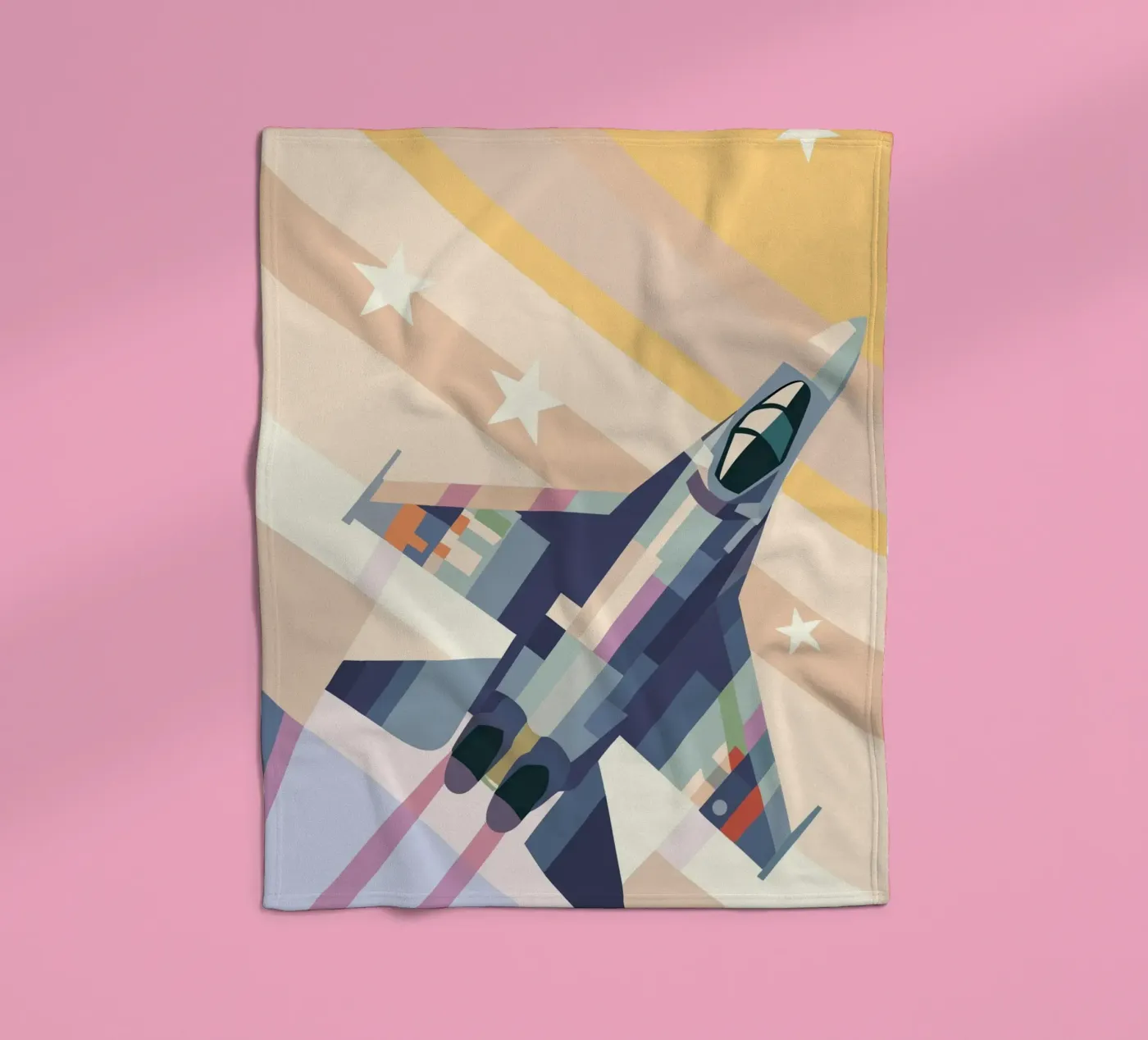 Kampfjet Fleecedecke von POLYGON SPECIAL