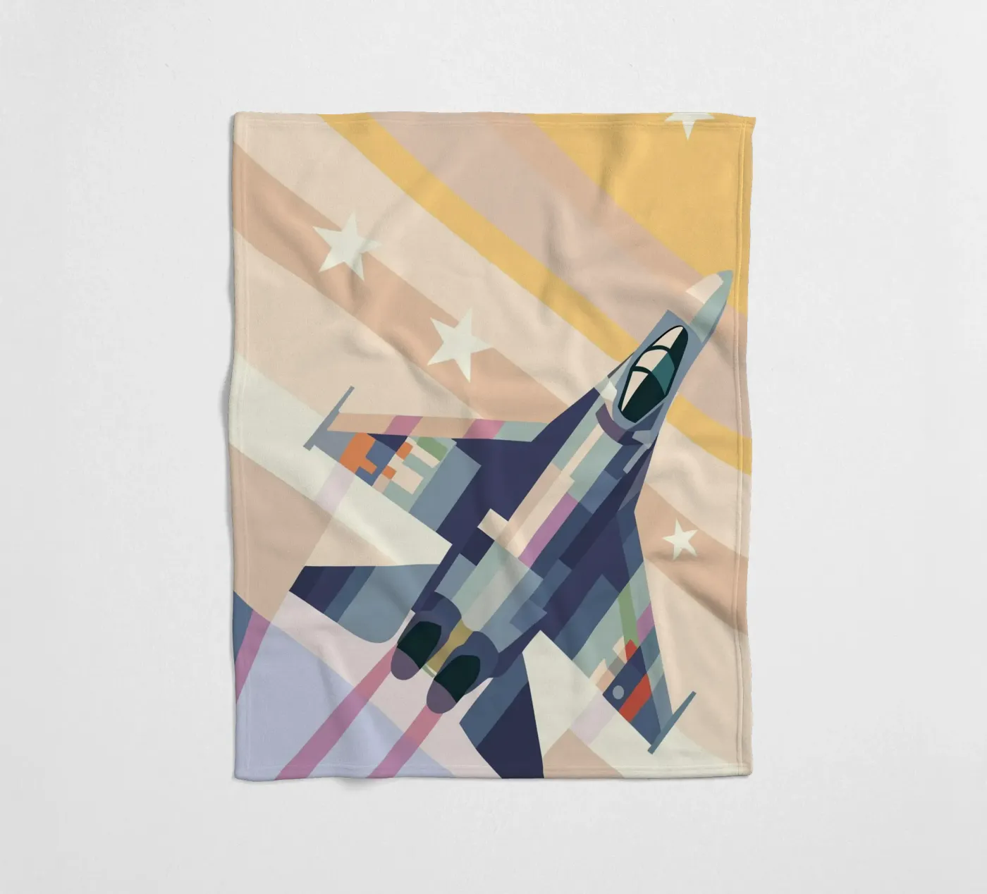 Kampfjet Fleecedecke von POLYGON SPECIAL