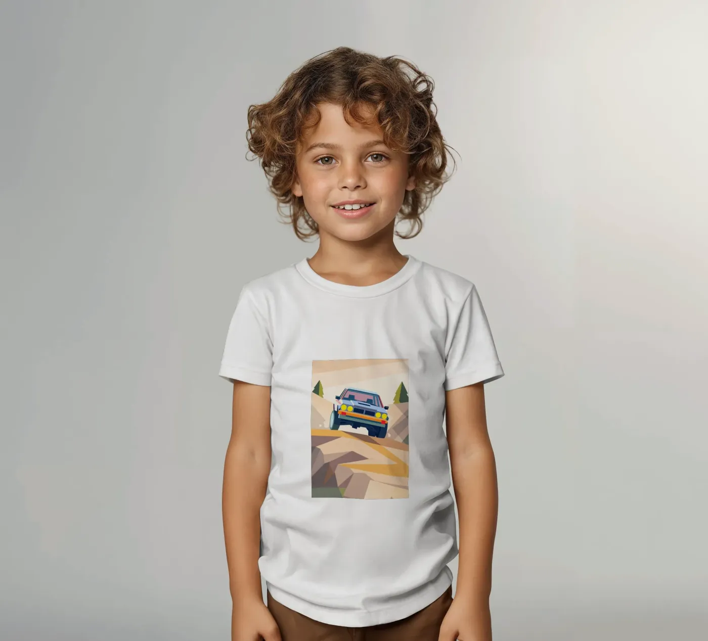 Off-Road auto kinder t-shirt van POLYGON SPECIAL