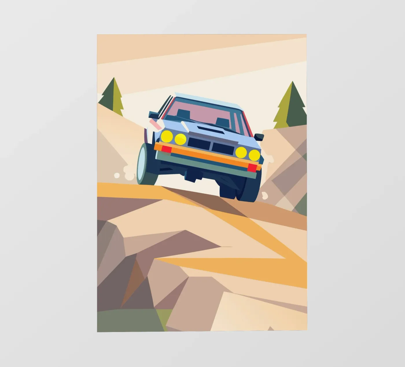 Off-Road auto fotobehang van POLYGON SPECIAL