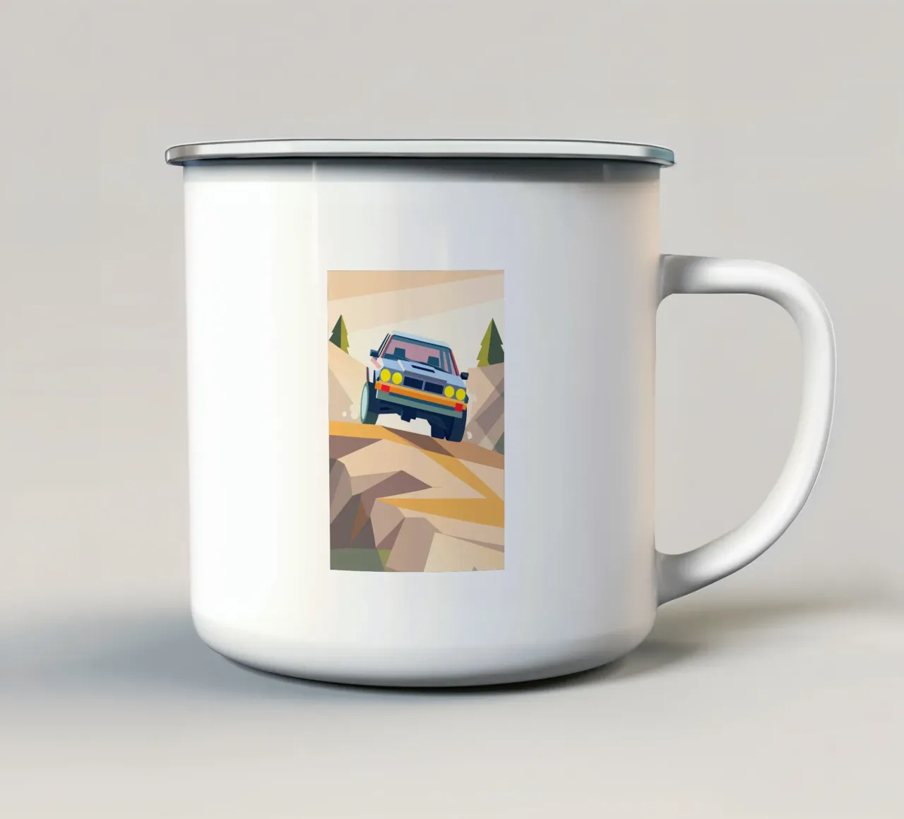 Auto fuoristrada tazza in smalto da POLYGON SPECIAL