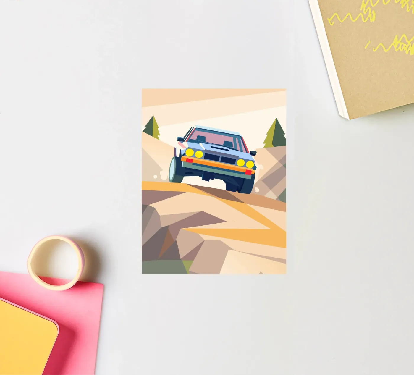 Off-Road auto sticker van POLYGON SPECIAL