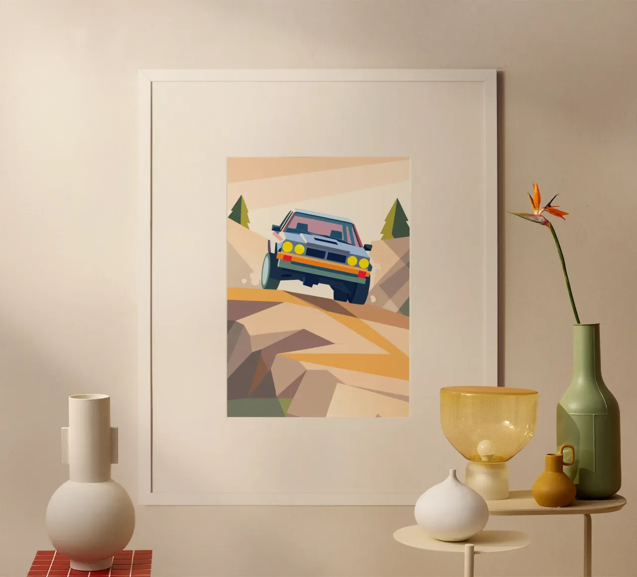 Off-Road auto poster van POLYGON SPECIAL