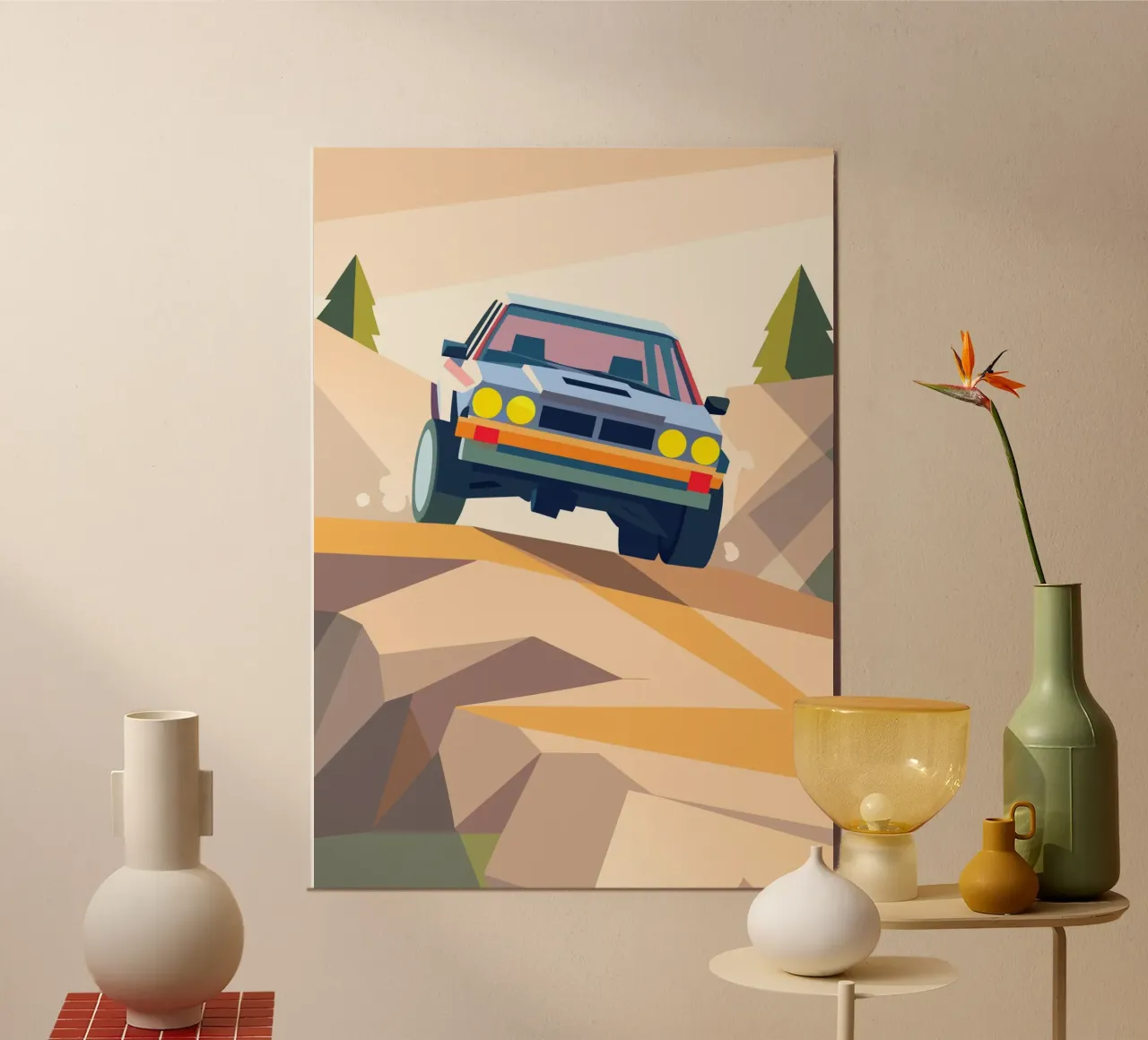 Off-Road auto poster van POLYGON SPECIAL