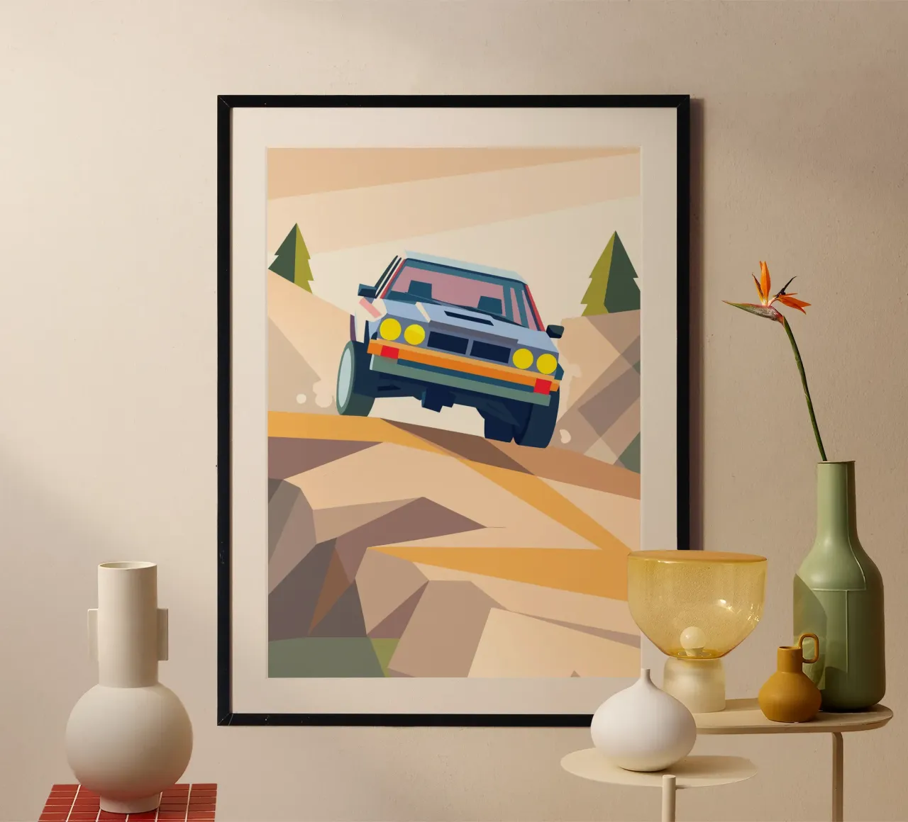 Off-Road auto poster van POLYGON SPECIAL