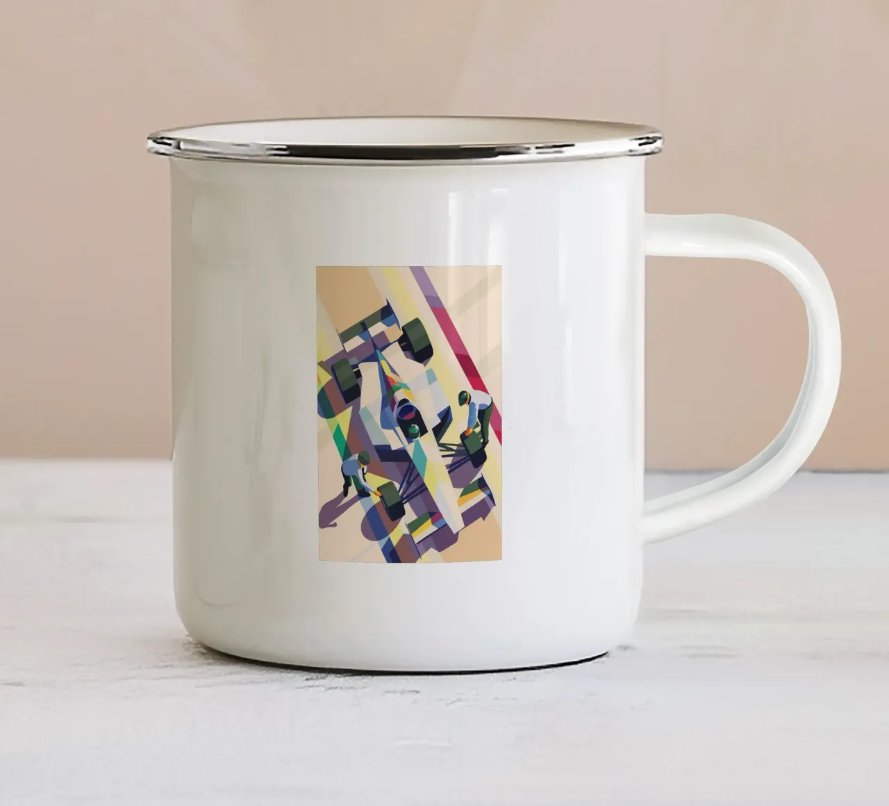 Formula 1 Car tazza in smalto da POLYGON SPECIAL