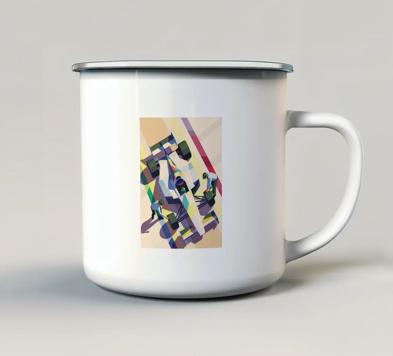 Formula 1 Car tazza in smalto da POLYGON SPECIAL