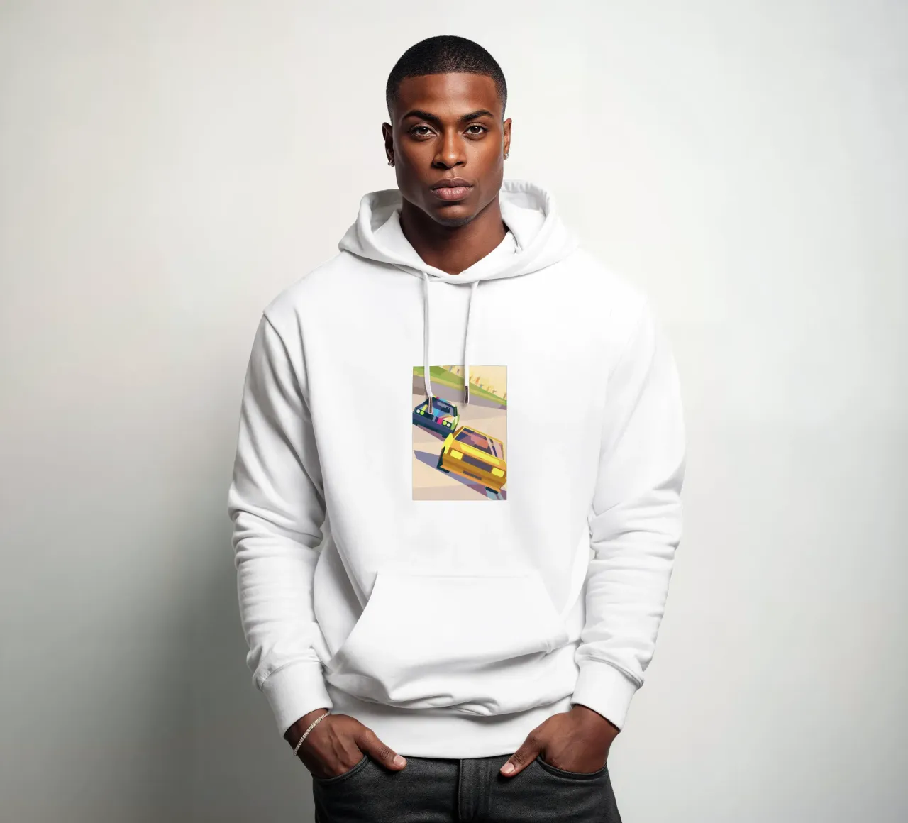 Auto da corsa felpa con cappuccio da POLYGON SPECIAL