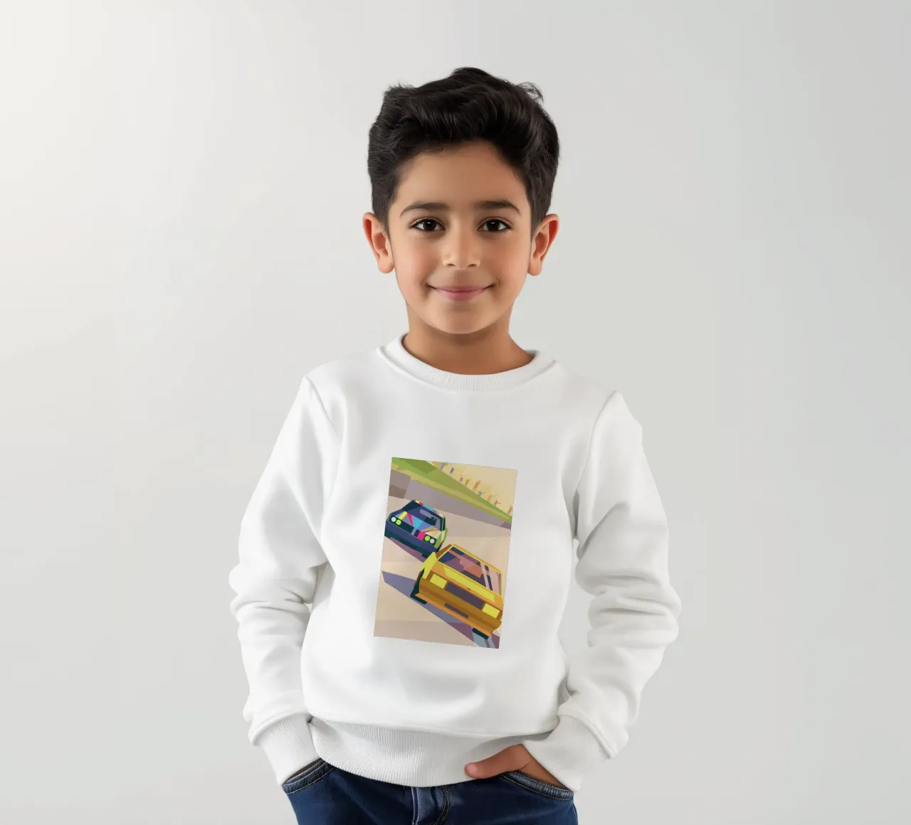 Auto da corsa felpa bambino da POLYGON SPECIAL