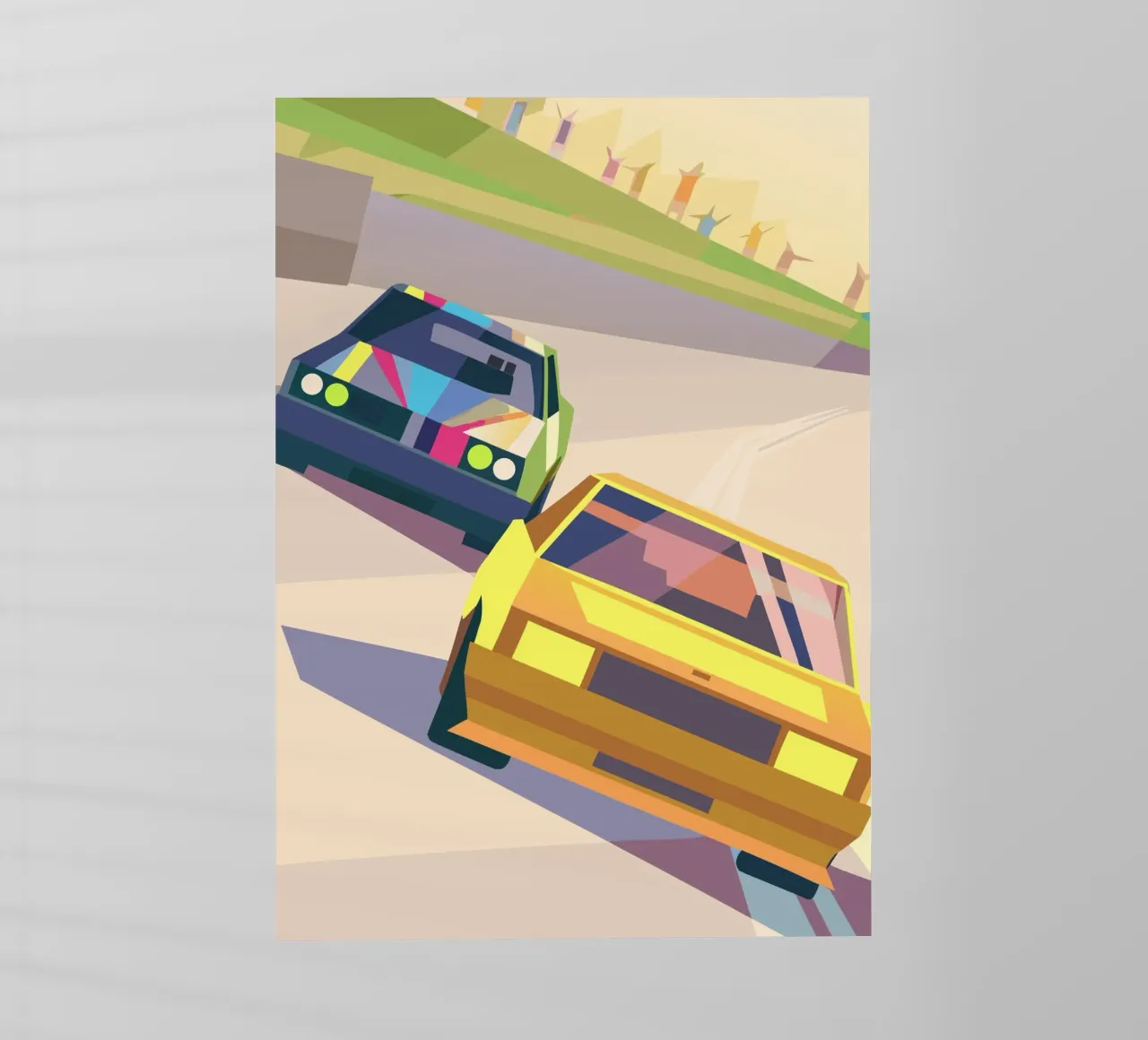 Auto da corsa pellicola backlit da POLYGON SPECIAL