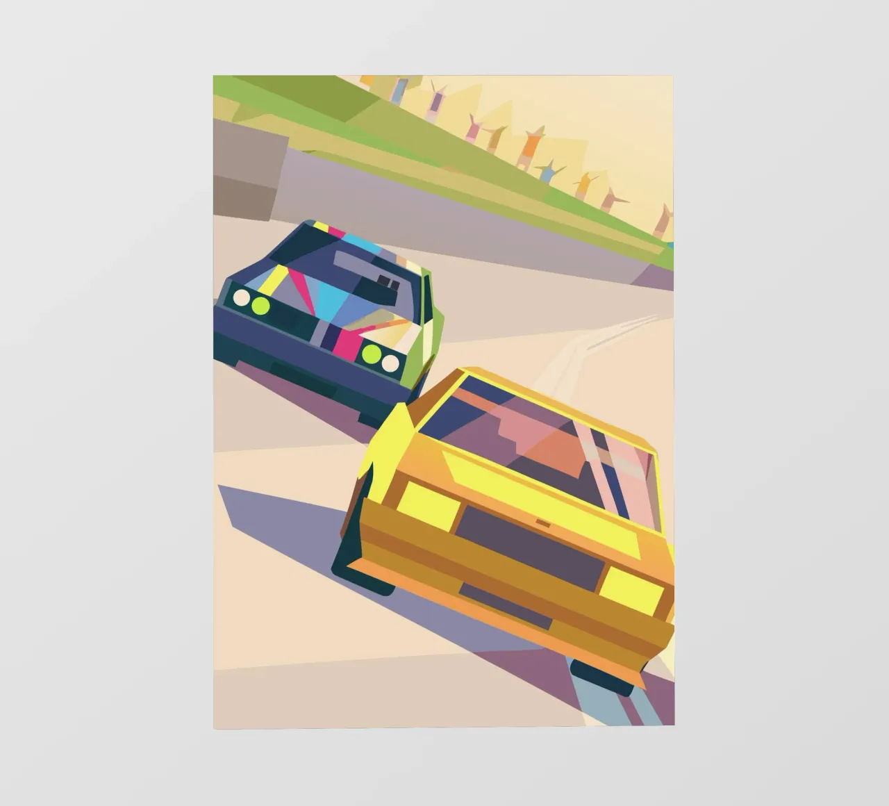 Auto da corsa pellicola backlit da POLYGON SPECIAL