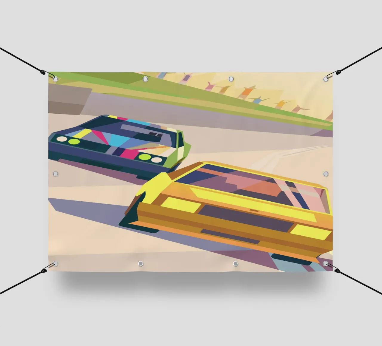 Auto da corsa telo in pvc da POLYGON SPECIAL