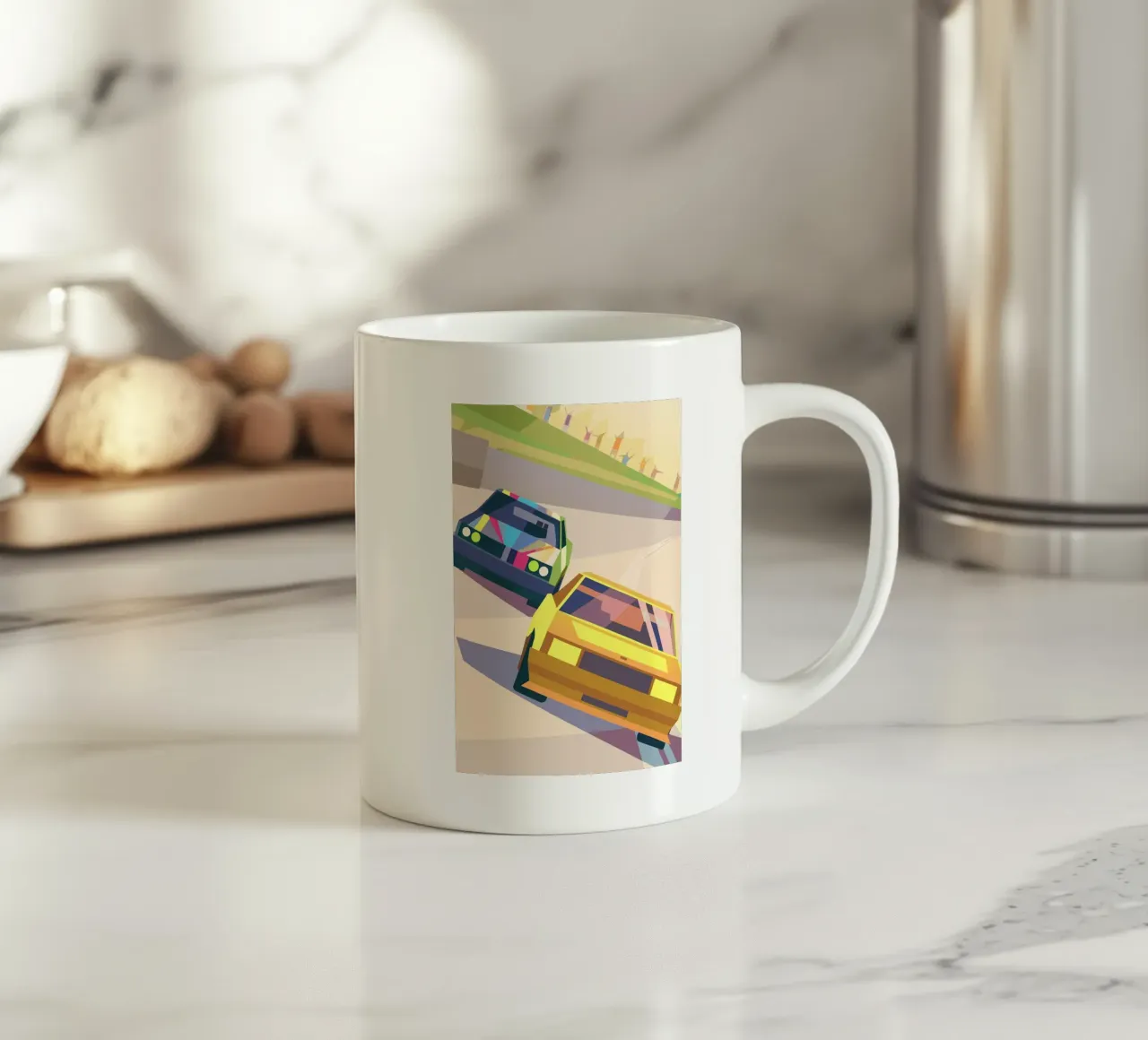 Auto da corsa tazza in ceramica da POLYGON SPECIAL