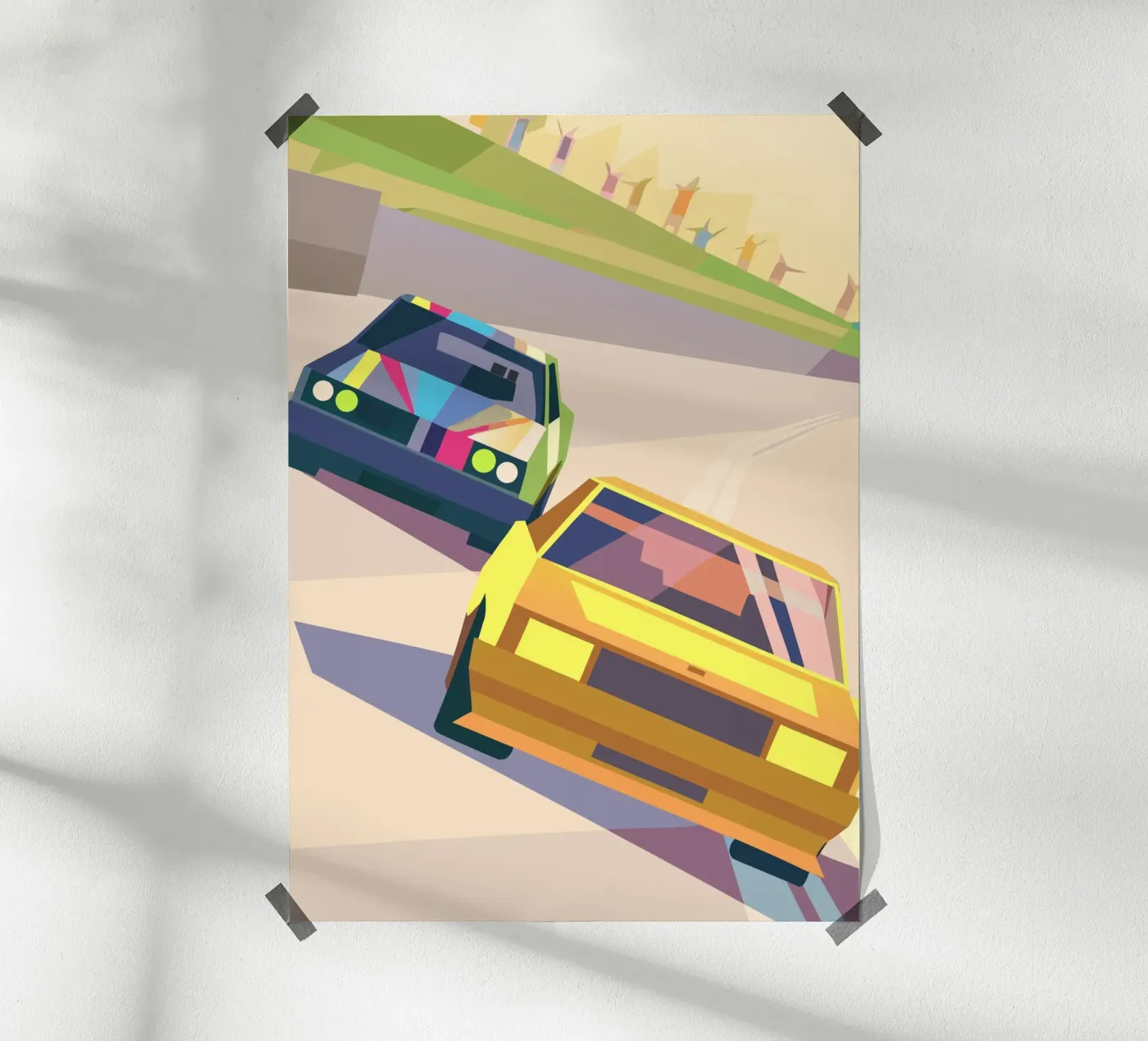 Auto da corsa poster da POLYGON SPECIAL