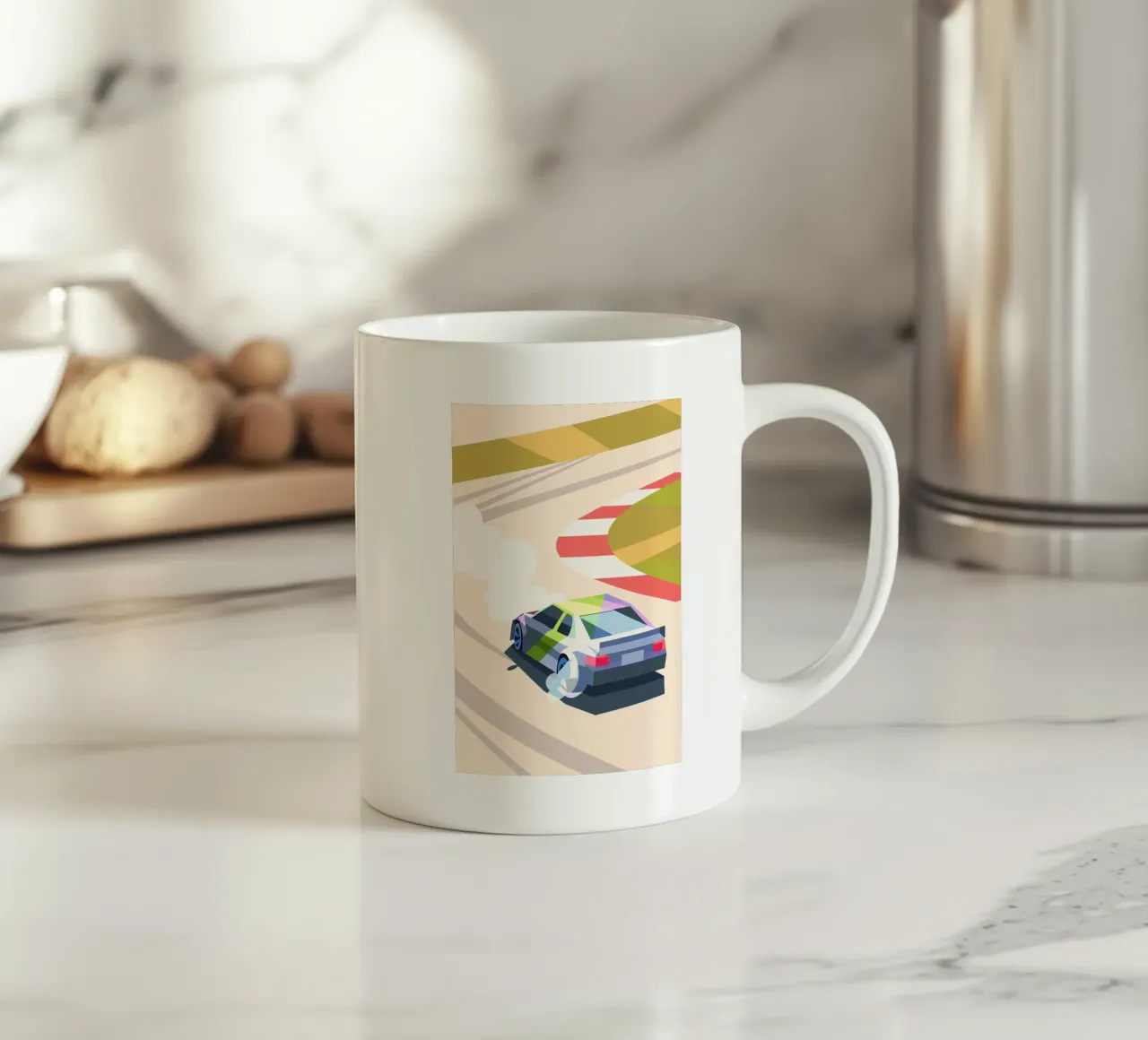 Auto da drifting tazza in ceramica da POLYGON SPECIAL