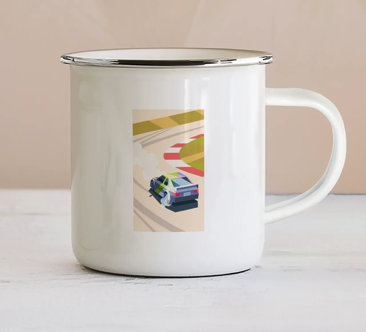 Auto da drifting tazza in smalto da POLYGON SPECIAL