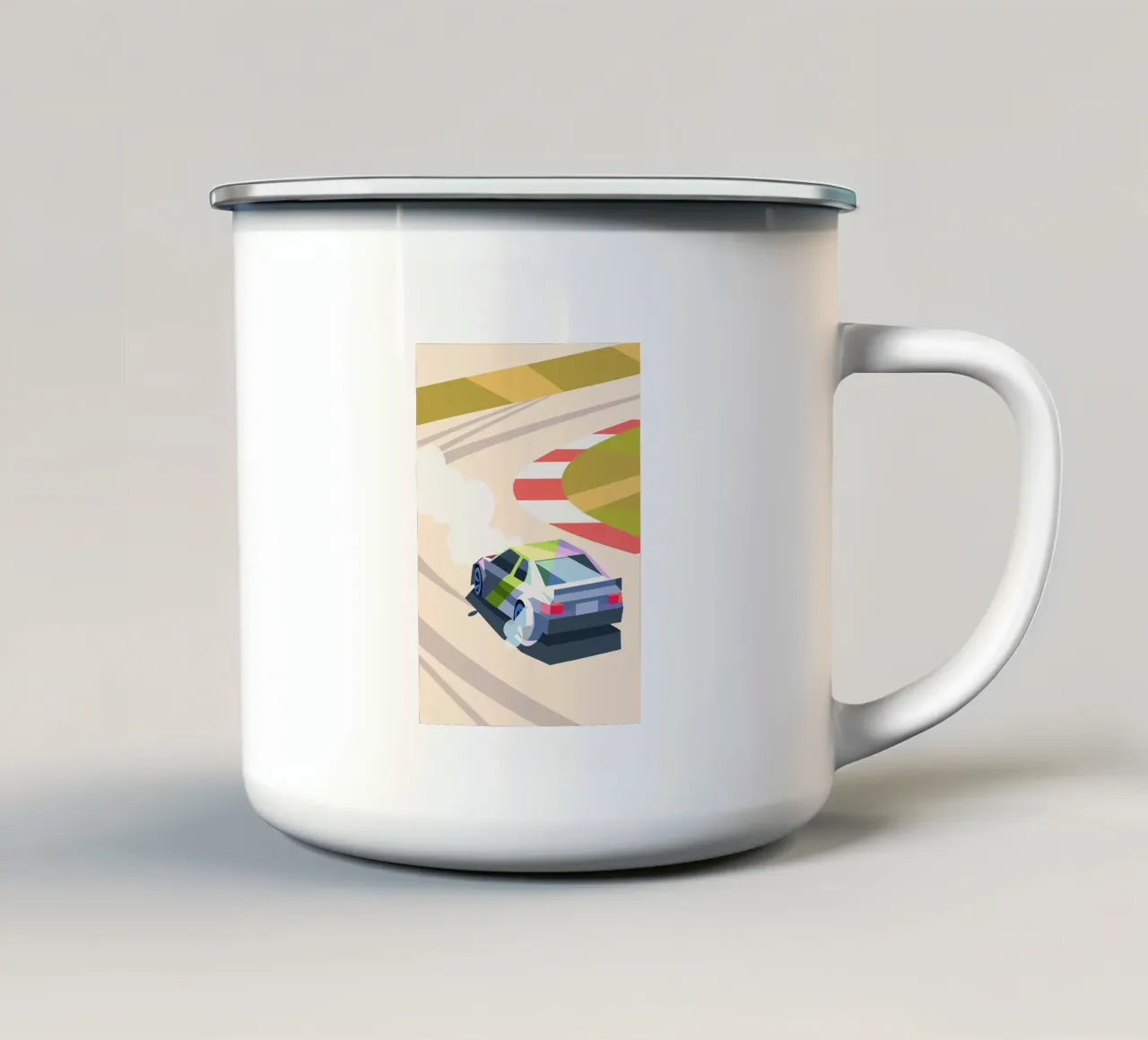 Auto da drifting tazza in smalto da POLYGON SPECIAL