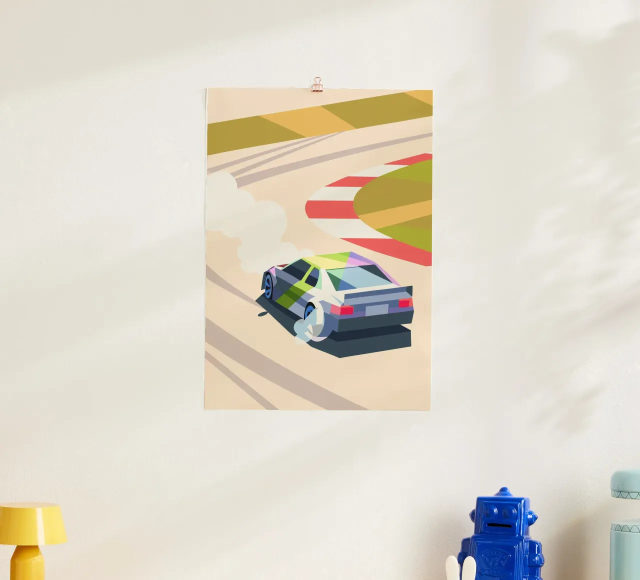 Auto da drifting poster da POLYGON SPECIAL