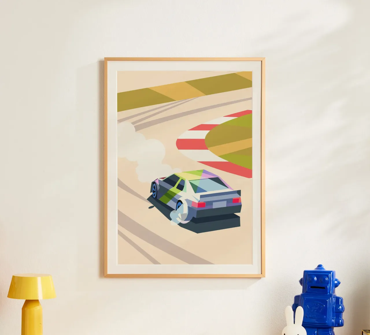 Auto da drifting poster da POLYGON SPECIAL