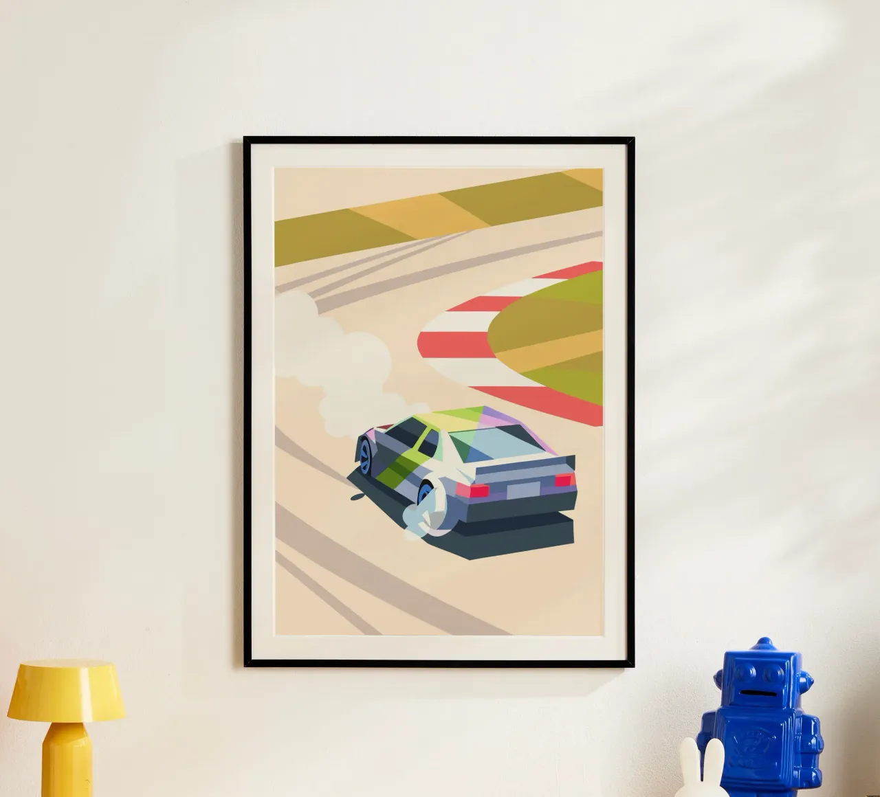 Auto da drifting poster da POLYGON SPECIAL