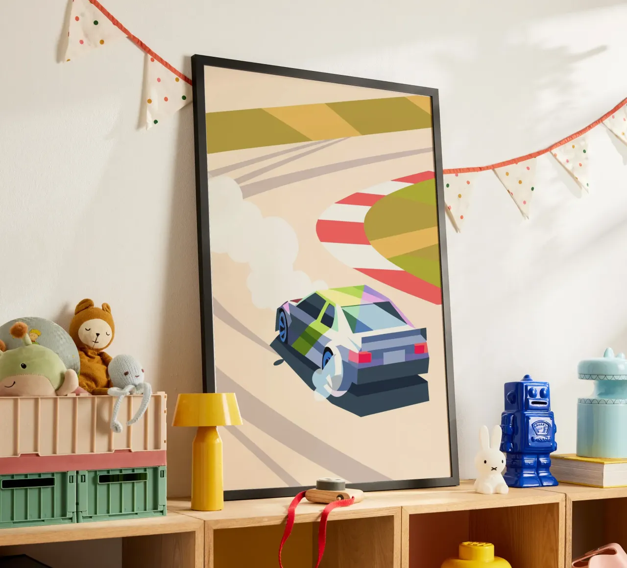 Auto da drifting poster da POLYGON SPECIAL