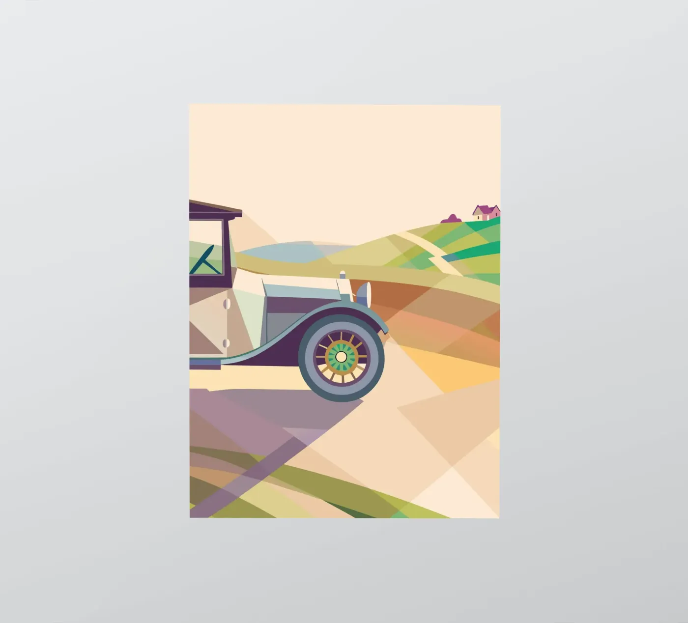 Classic Car Sticker von POLYGON SPECIAL