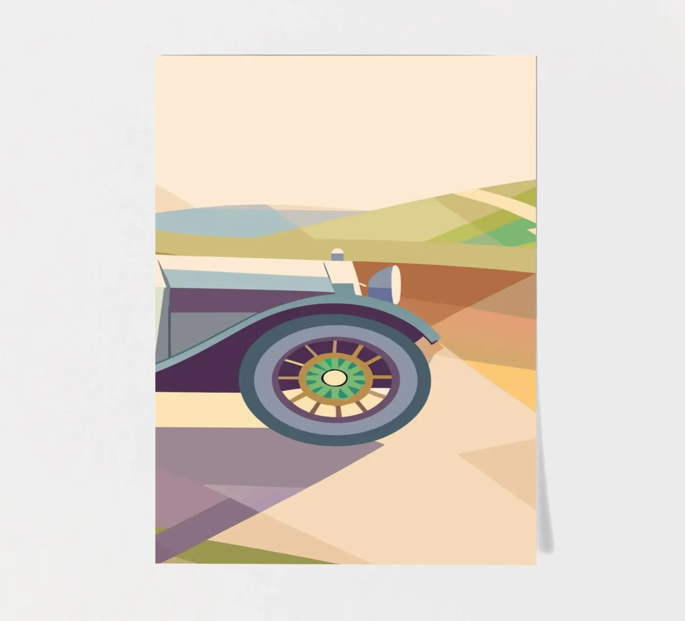 Classic Car Stickerbogen von POLYGON SPECIAL