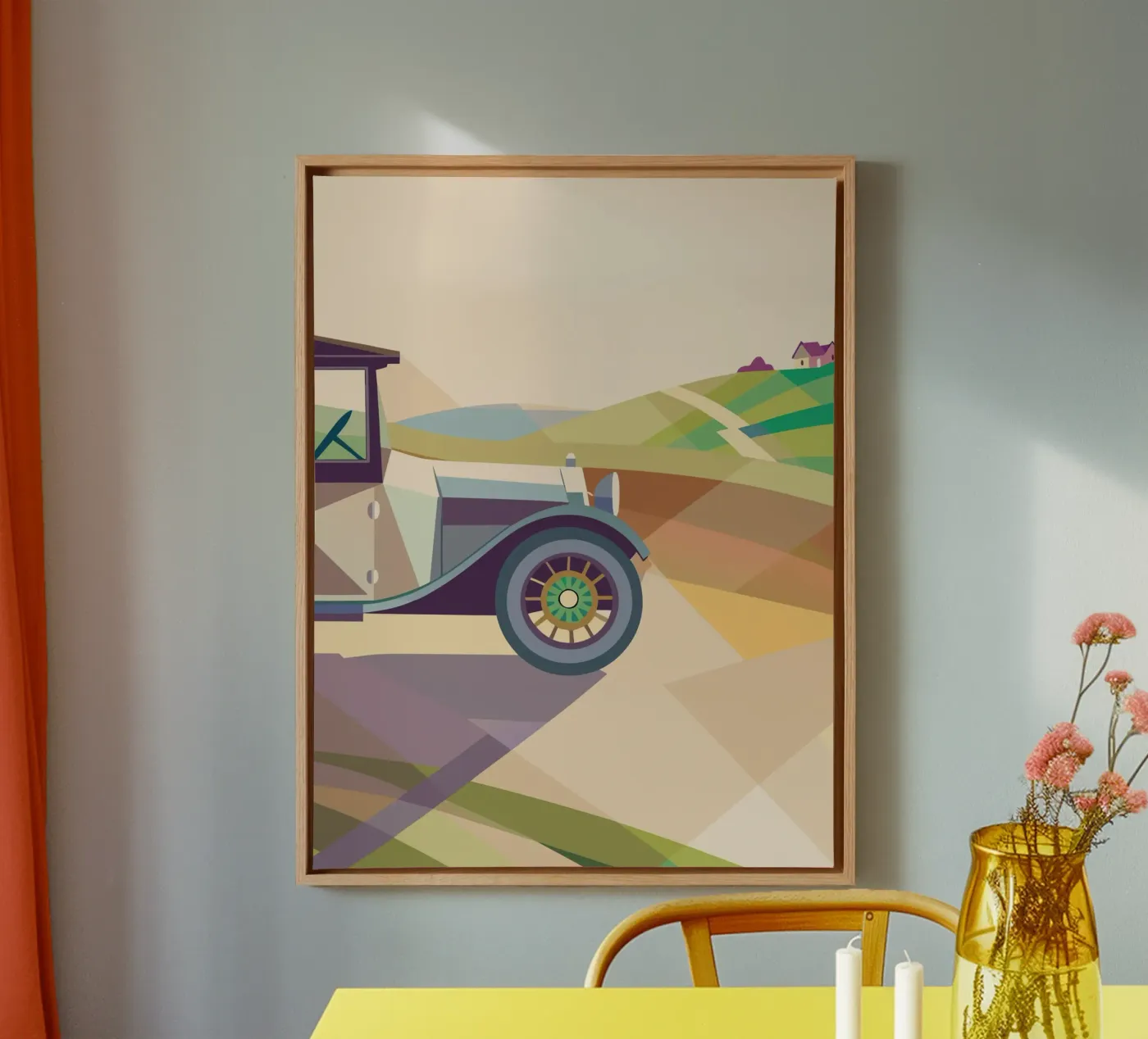 Classic Car Leinwand von POLYGON SPECIAL