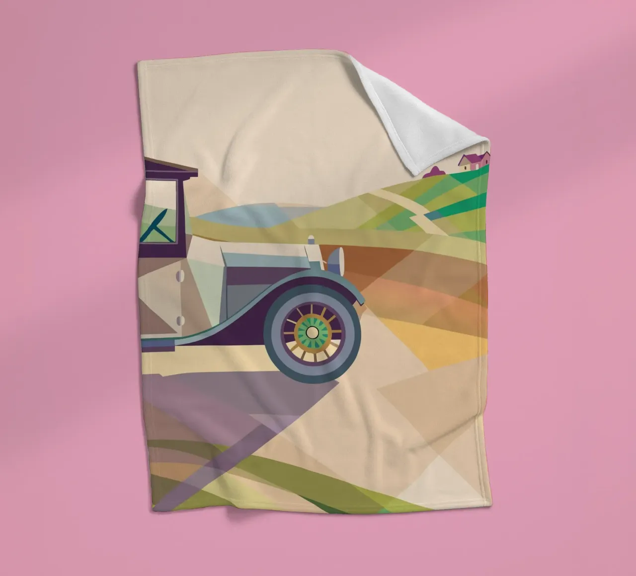 Oldtimer Fleecedecke von POLYGON SPECIAL