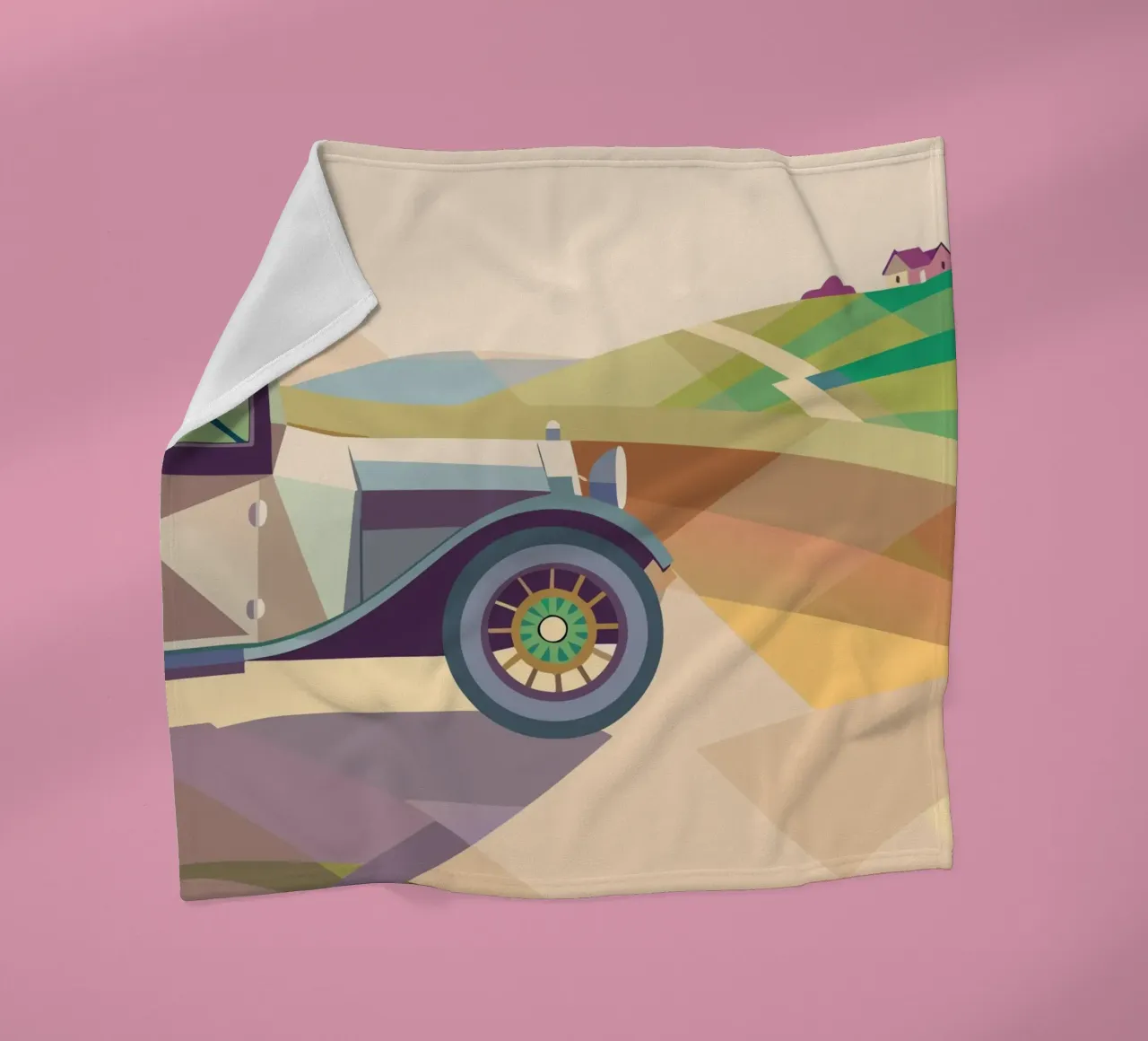 Oldtimer Fleecedecke von POLYGON SPECIAL