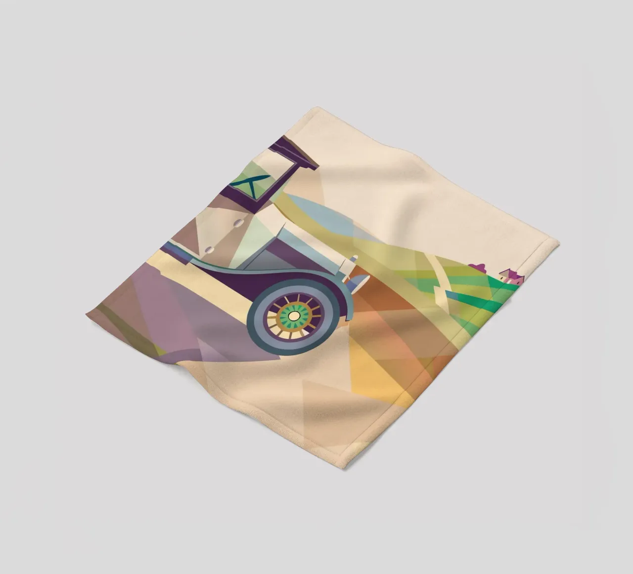 Oldtimer Fleecedecke von POLYGON SPECIAL